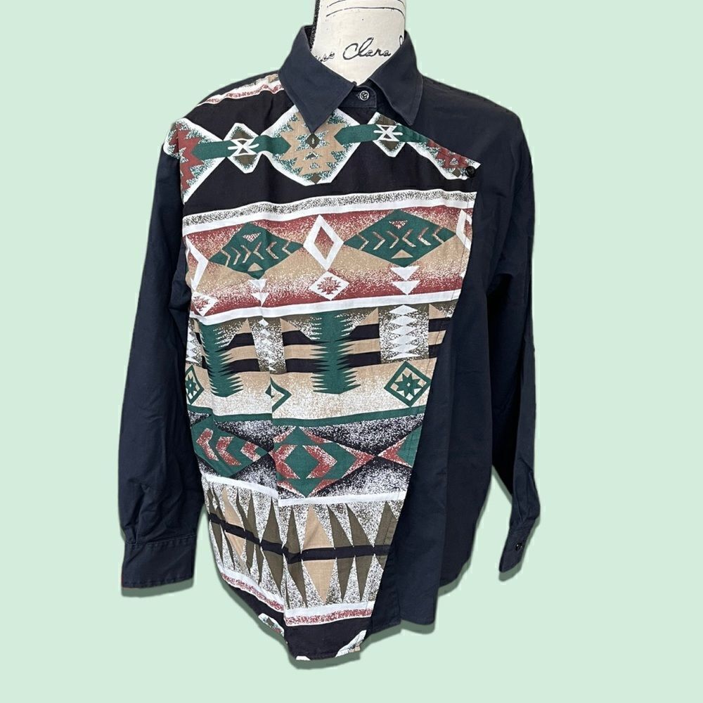 Caravan Red & Black Striped Western Shirt